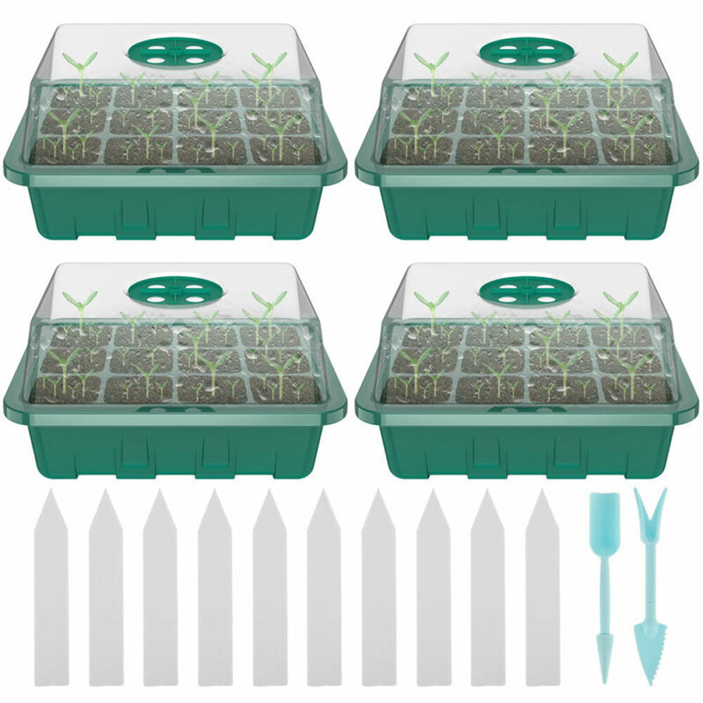 Greenhouse Mini Indoor - 4 шт. мини-теплица с 12 отделениями,