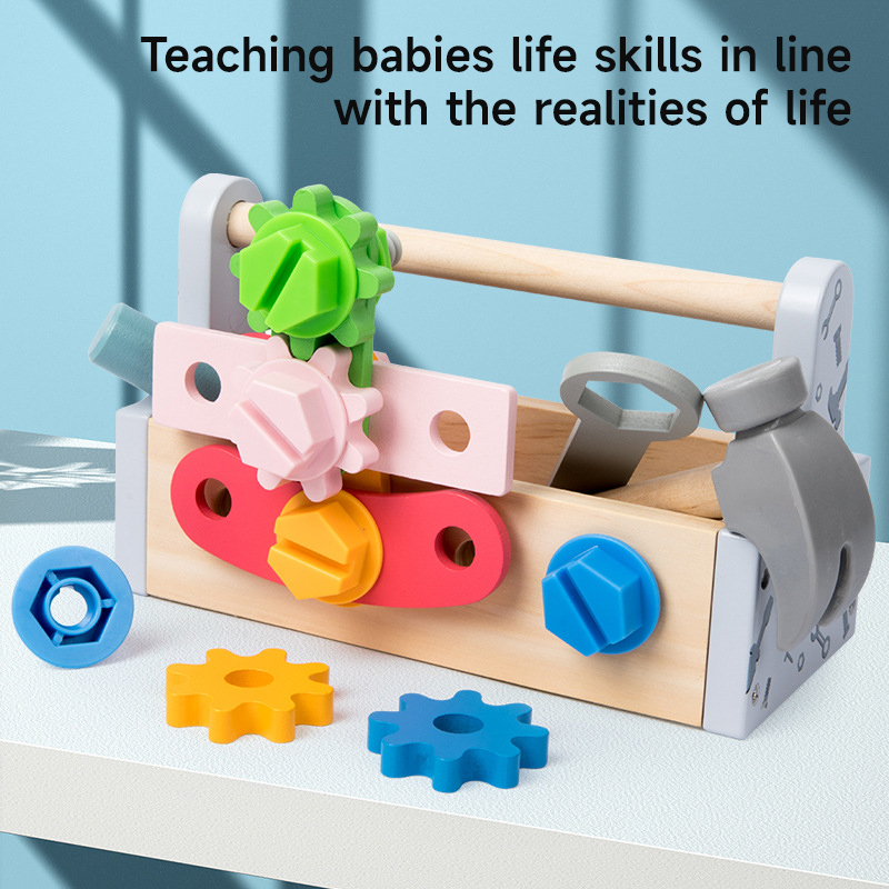 Gardening Tools Set Gift - Детский деревянный набор инструментов: игрушка-конструктор для