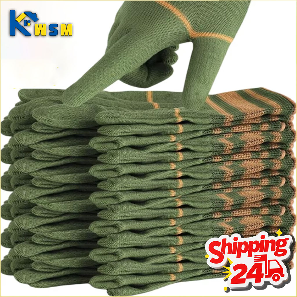 Gardening Tools Gloves - 12-48 пар дышащих износостойких рабочих перчаток: