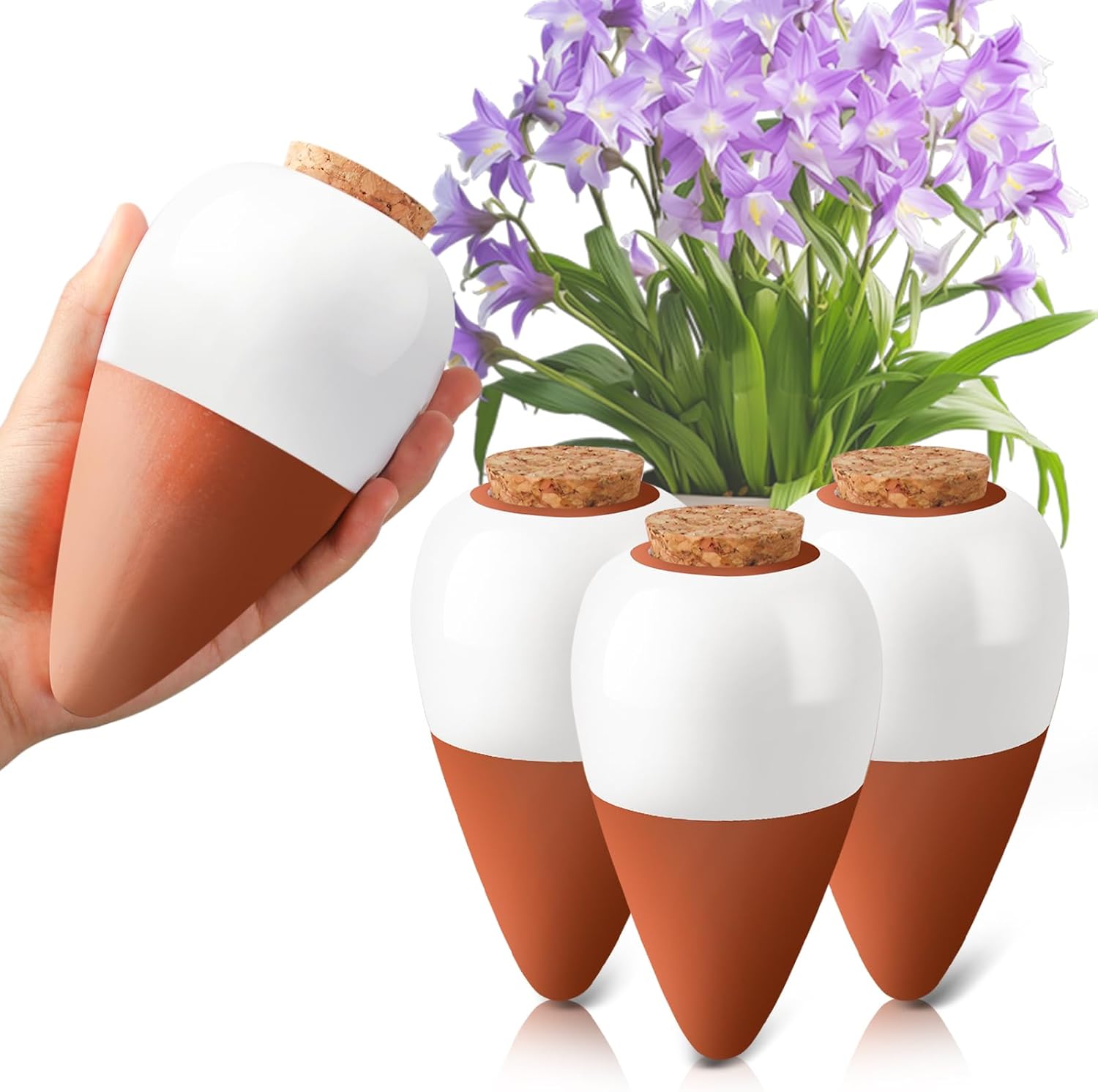 Root Watering Spike - Терракотовые колышки для полива, самополивающиеся шары,