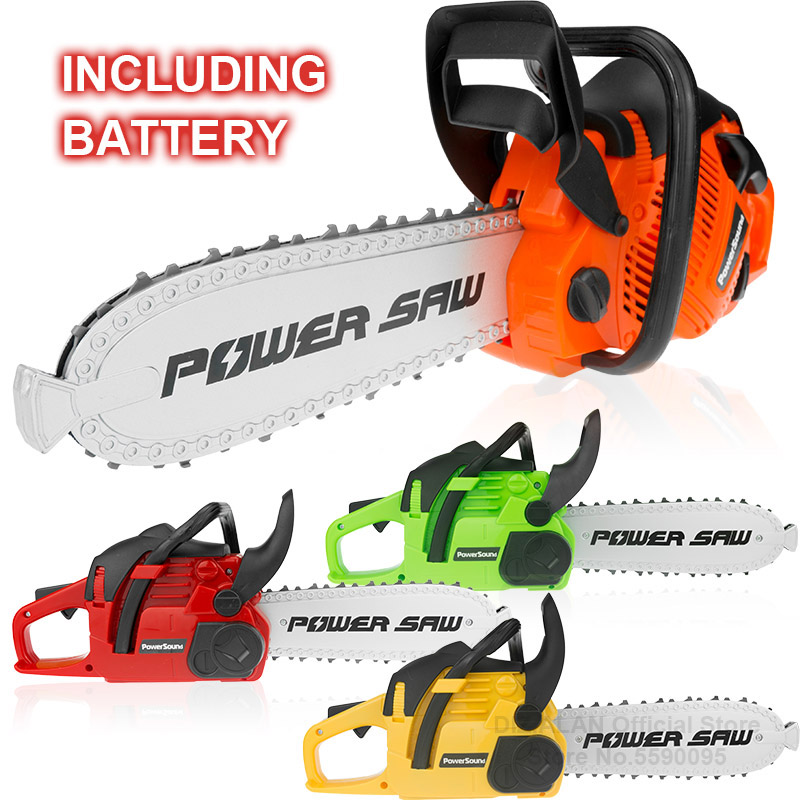 Gardening Tools For 10 Year Olds - Электрическая игрушечная цепная пила для детей,