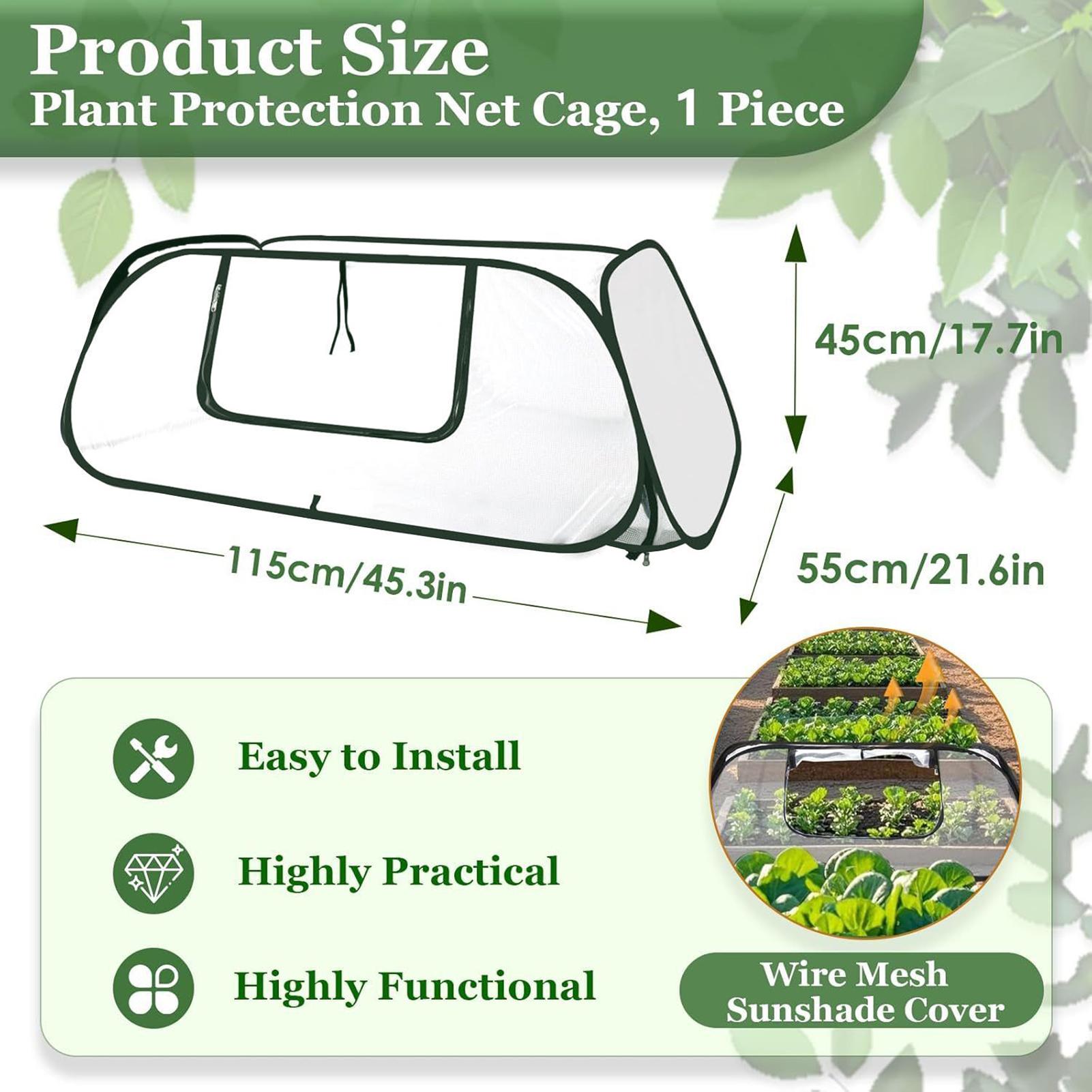 Greenhouse Mini Indoor - Уличная мини-теплица, портативная садовая защита с