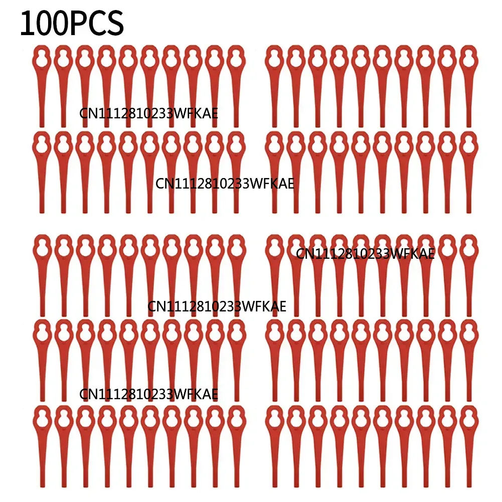 Gardening Tools And Accessories - 100 шт. пластиковых лезвий для триммера