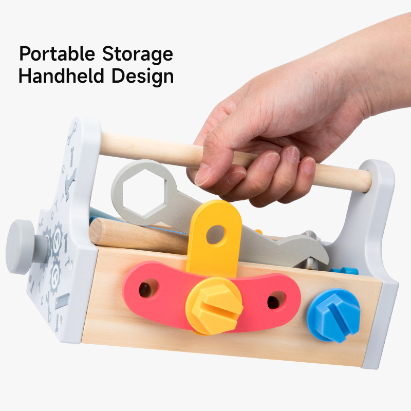Gardening Tools Set Gift - Детский деревянный набор инструментов: игрушка-конструктор для
