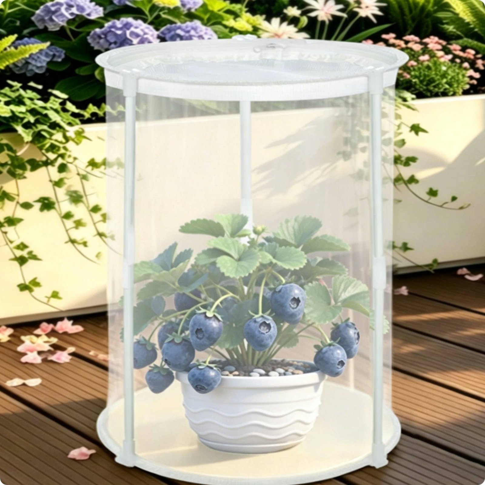Garden Netting Cover - Разборный портативный тент для растений, расширяемый