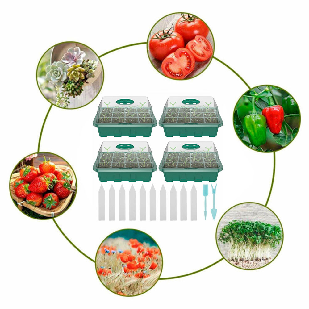4 шт. мини-теплица с 12 отделе – обзор и цена Greenhouse Mini Indoor