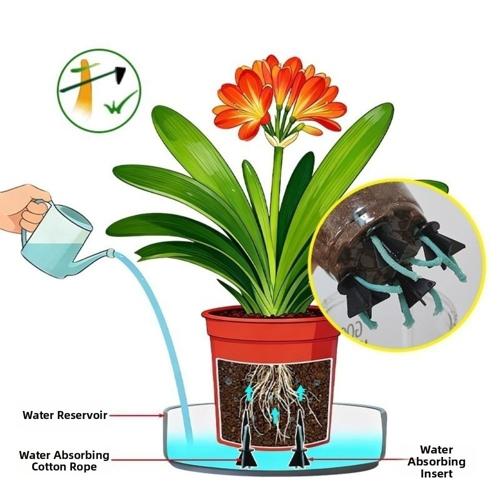 4 шт. с хлопковыми веревками,  – обзор и цена Root Watering Spike
