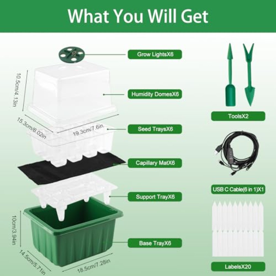 Набор для проращивания семян с – обзор и цена Greenhouse Mini Indoor