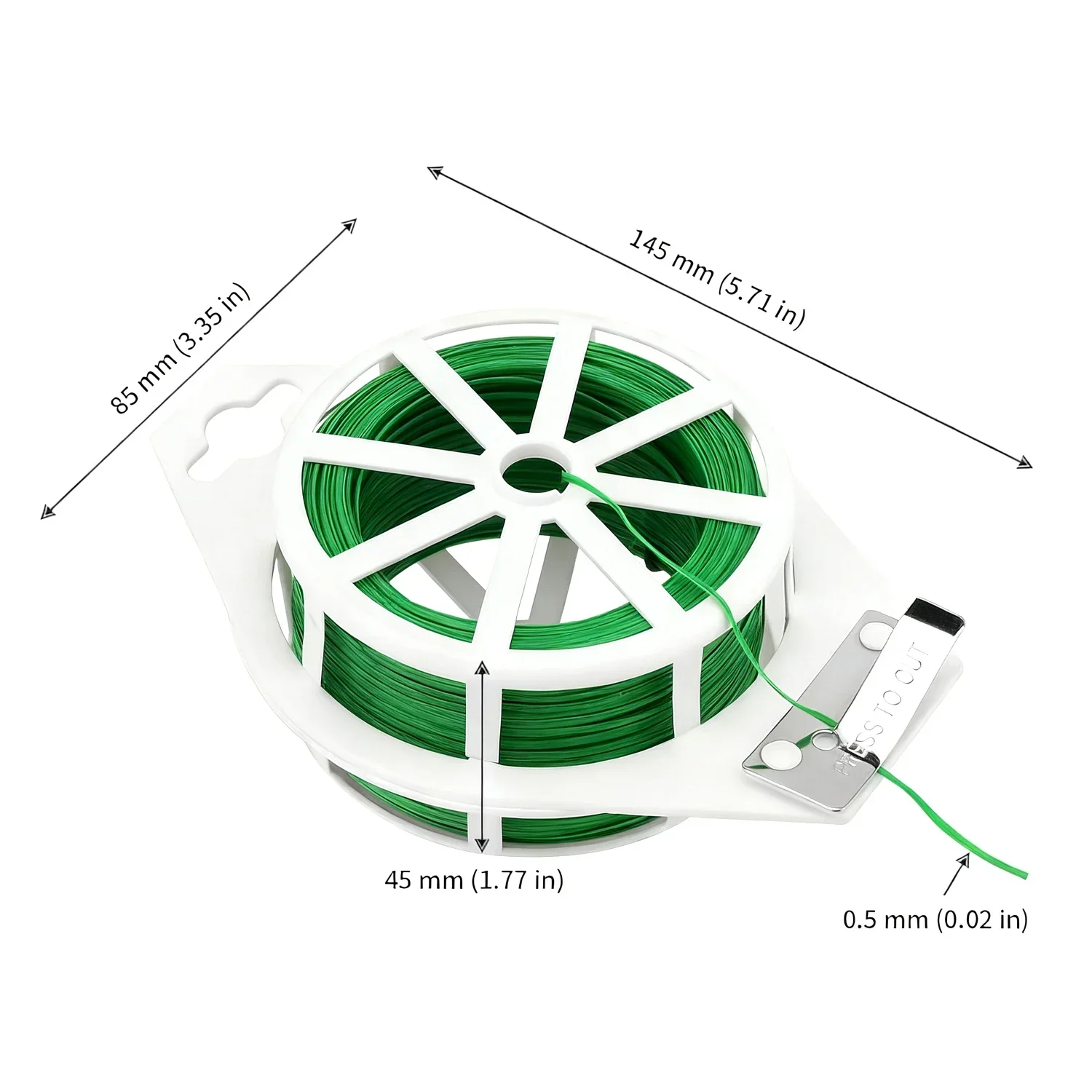 1-3 рулона по 100 м зеленой са – обзор и цена Garden Wire Twist Tie