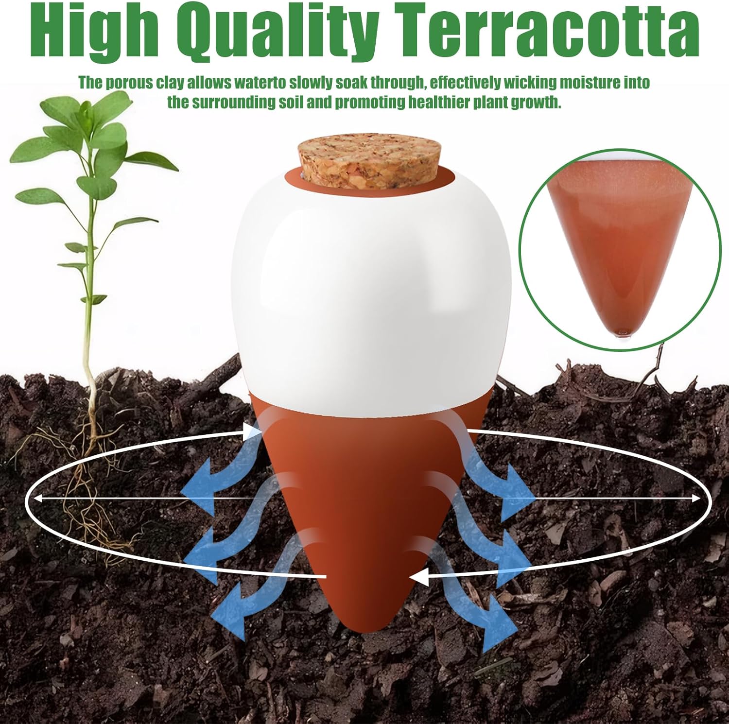 Терракотовые колышки для полив – обзор и цена Root Watering Spike