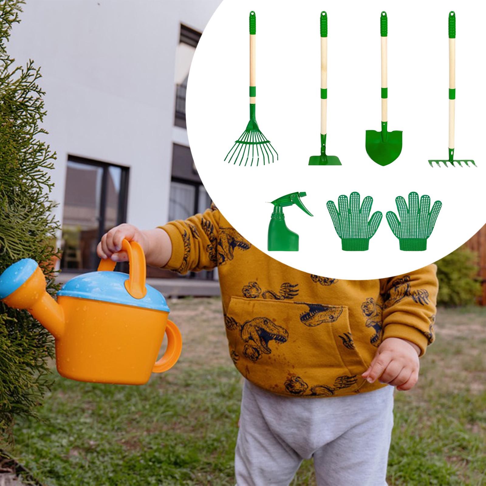 6x детский набор садовых инстр – обзор и цена Gardening Tools Set Gift