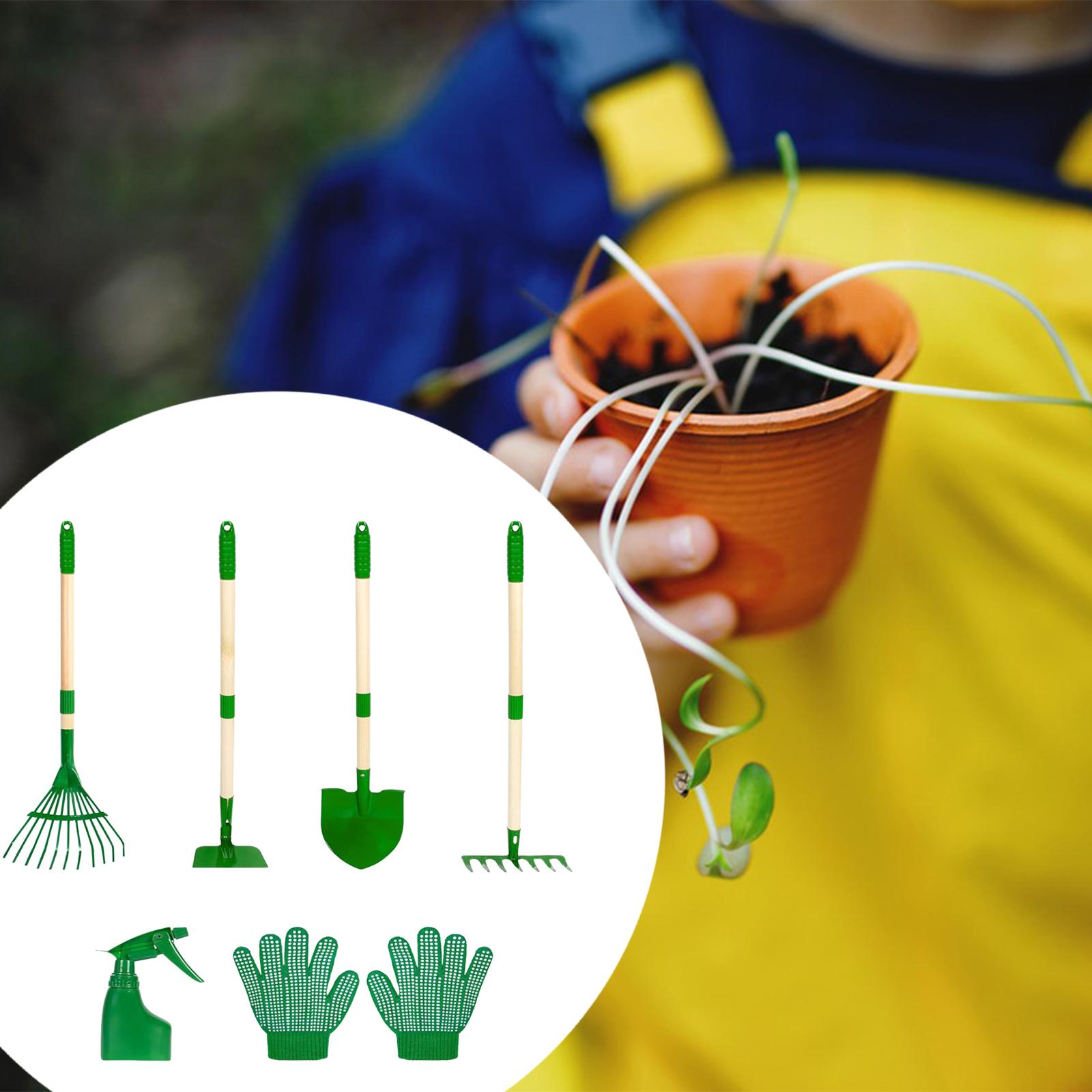 6x детский набор садовых инстр – обзор и цена Gardening Tools Set Gift