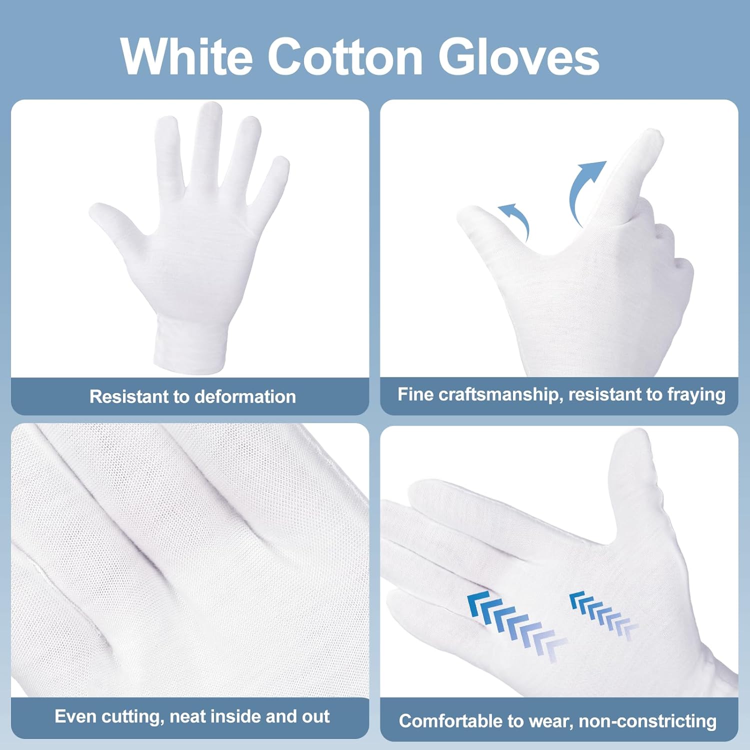 1/5 пар одноразовых белых хлоп – обзор и цена Gardening Tools Gloves