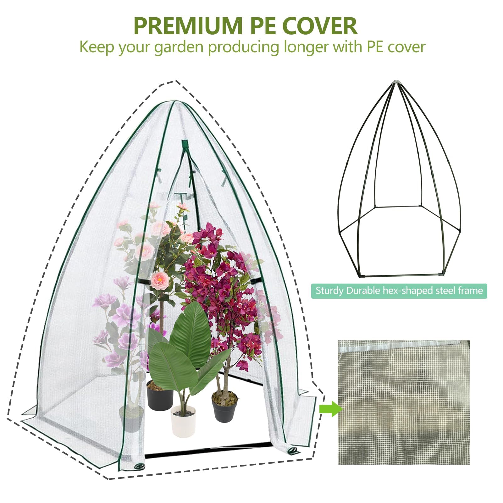 Мини-теплица шестиугольная 54x – обзор и цена Greenhouse Mini Indoor